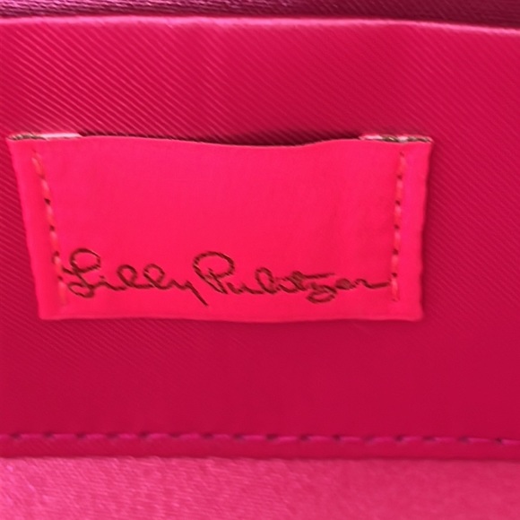Lilly Pulitzer "A Cherry on Top" clutch with metal strap. - NWT - Picture 6 of 11